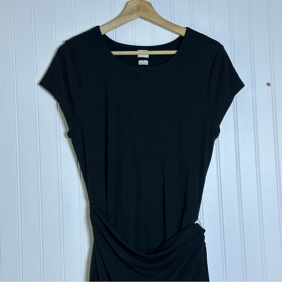 Wilfred New Lune Black Wrap With side ties Mini Dress XL Double-Layer Body - Picture 10 of 16